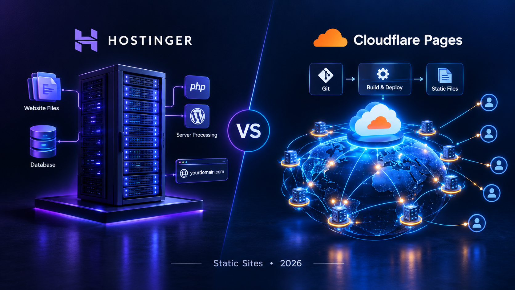 Hostinger vs Cloudflare Pages for Static Sites: What Actually Makes Sense in 2026